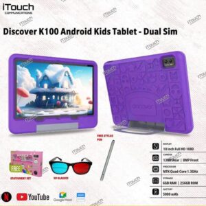 K100 Android Kids Tablet - Dual Sim
