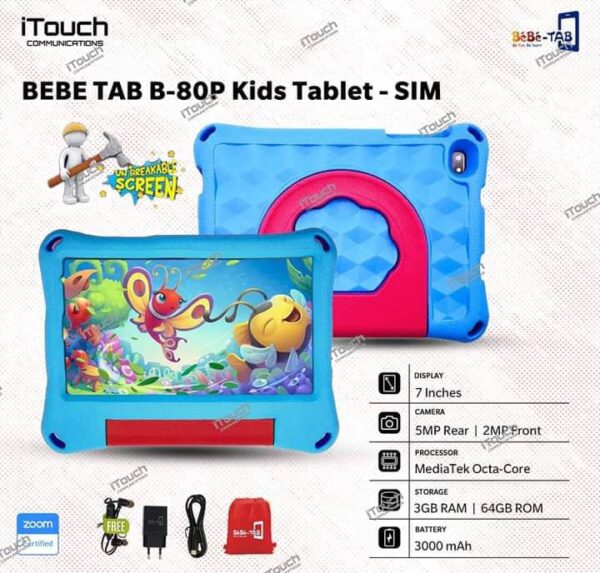 BEBE TAB B-80P Kids Tablet - SIM