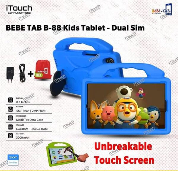 BEBE TAB B-88 Kids Tablet - Dual Sim