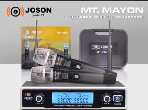 MT. MAYON, WIRELESS MICROPHONE