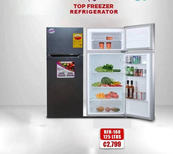 Top Freezer Refrigerator, 125Litres