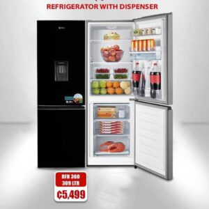 Refrigerator with Dispenser, 309Litres