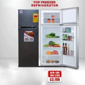 Top Refrigerator, 166 Litres