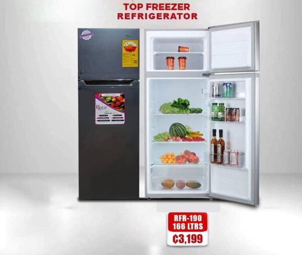 Top Refrigerator, 166 Litres