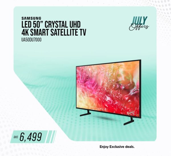 Samsung Led 4K 50' Smart Satellite TV