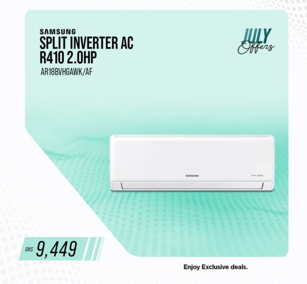 Samsung Split inverter AC R410 2.0 HP