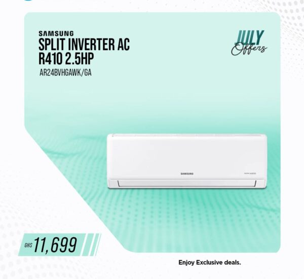 Samsung Split inverter AC R410 2.5HP
