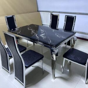 Dinner table with chairs